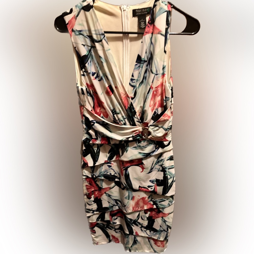 Floral pencil dress